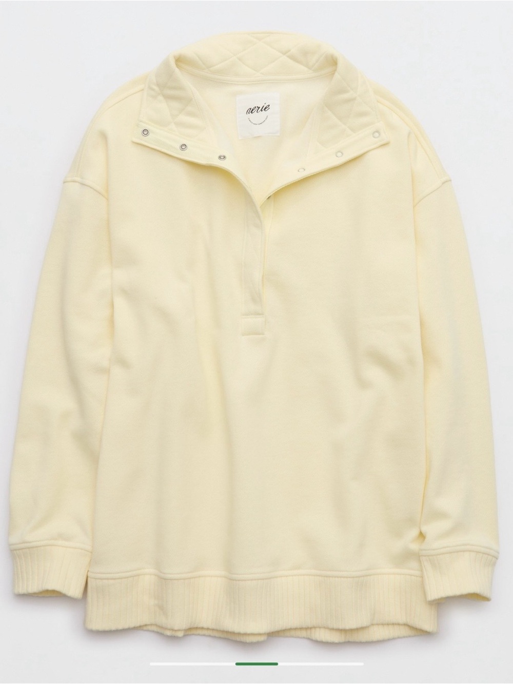 Aerie Women’s Oversized Oh Snap Sweatshirt Color Cozy Yellow M